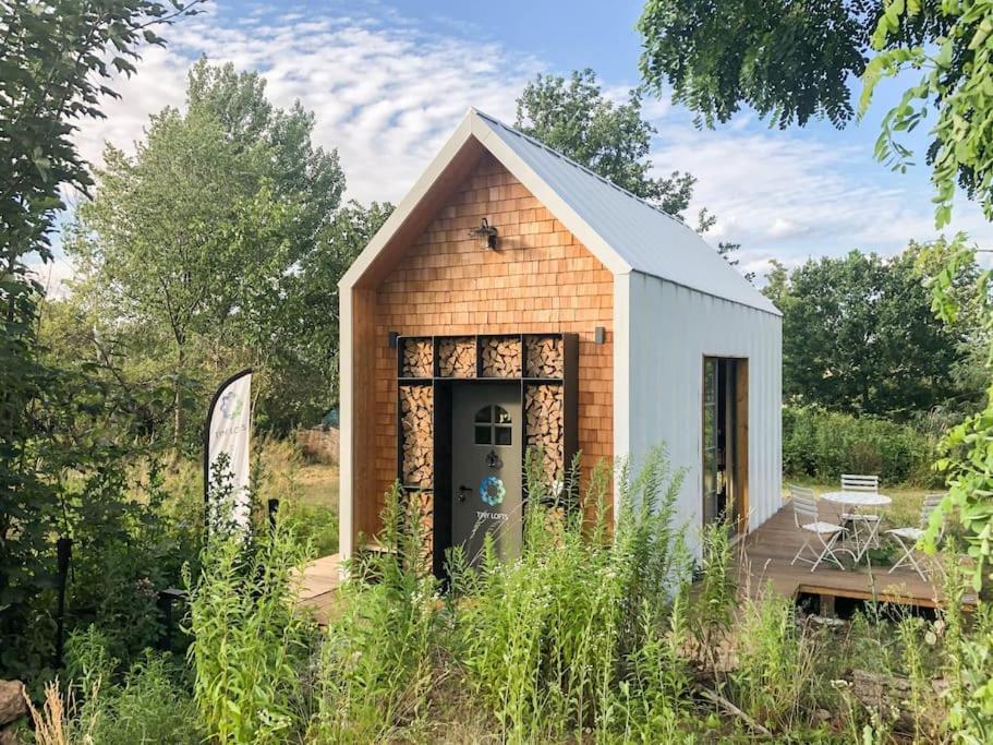 Tiny Haus Auf Idyllischem Grundstueck Im Rittergut Villa Klipphausen ภายนอก รูปภาพ