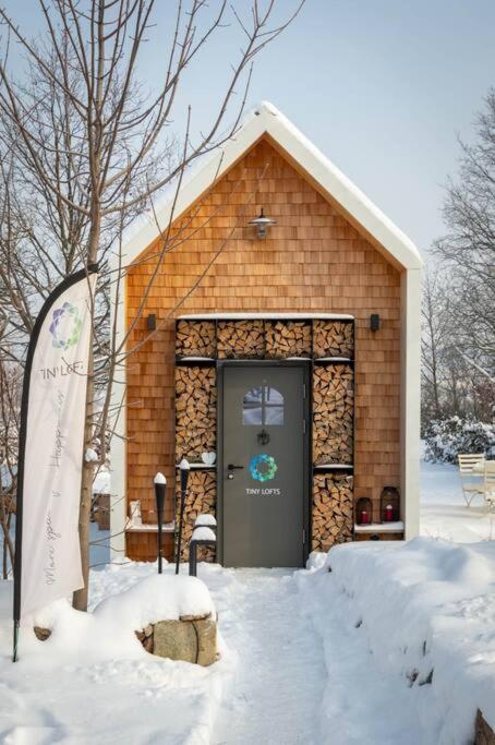 Tiny Haus Auf Idyllischem Grundstueck Im Rittergut Villa Klipphausen ภายนอก รูปภาพ